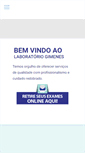 Mobile Screenshot of laboratoriogimenes.com.br